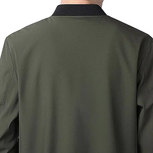 Chaqueta de solapa de poliéster con diseño de logotipo personalizado OEM para hombre, chaqueta informal de negocios sin costuras resistente a las arrugas sin hierro para primavera y otoño - Product Image 5