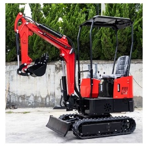 Mini-excavatrice HT10 en gros à bas prix, petite pelle de 1000 kg pour le creusement de fossés et les travaux d'installation, pelle sur chenilles durable à vendre - Product Image 1