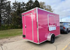 จัดส่งฟรี10FT ตู้ไอศกรีมเคลื่อนที่รถเข็นจำหน่ายขนมหวานแช่แข็งแบบนุ่มและมีอุปกรณ์ครบครันสำหรับธุรกิจสตรีทฟู้ด - Product Image 6