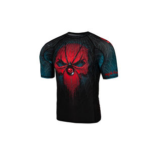 Chemise de compression personnalisée à manches courtes Logo de surf Mma Bjj Rashguards Jiu Jitsu sublimés - Product Image 1