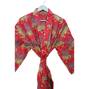 Kimono de temporada de primavera Kimono Perfection de algodón con cuello en V con diseño simple y estampado floral para ropa casual para un comienzo fresco - Product Image 4