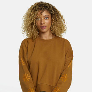 Sudadera de cuello redondo para mujer personalizada Nuevo diseño French Terry con logotipo bordado Sudaderas con capucha de calle con patrón 3D - Product Image 2