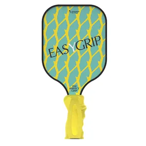 Raket Pickleball turquoise level masuk untuk orang dewasa dengan pegangan ergonomis ideal untuk latihan pelatih