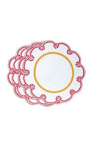 Mantel individual de lino con bordado sutil para decoración minimalista de mesa de comedor, reutilizable, lavable, textura suave - Product Image 2