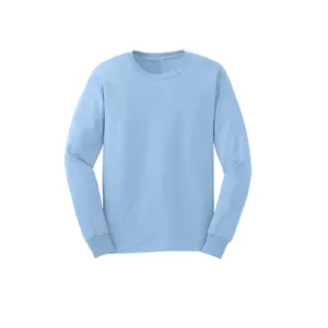 T-shirt col rond à manches longues 2023 coton pour homme, vêtement de rue, confortable et Long, de BD, nouvelle collection hiver 100%