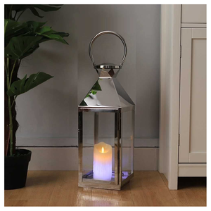 Attractive Design Rose Gold Color Stainless Steel Handmade Eco-Friendly Modern Embossing Printing Hanging Hammered <b>Lantern</b> - Product Image 4