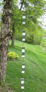 Chaîne de pluie en métal à prix de vente élevé pour ornement de jardin dans une finition élégante avec une chaîne de pluie en métal de qualité durable - Product Image 3