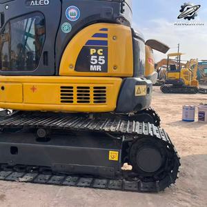 Mini-excavatrice sur chenilles Komatsu PC55MR d'occasion, 5,5 tonnes, godet de 0,2 m³, marque japonaise d'origine, faible nombre d'heures, certifiée CE - Product Image 6