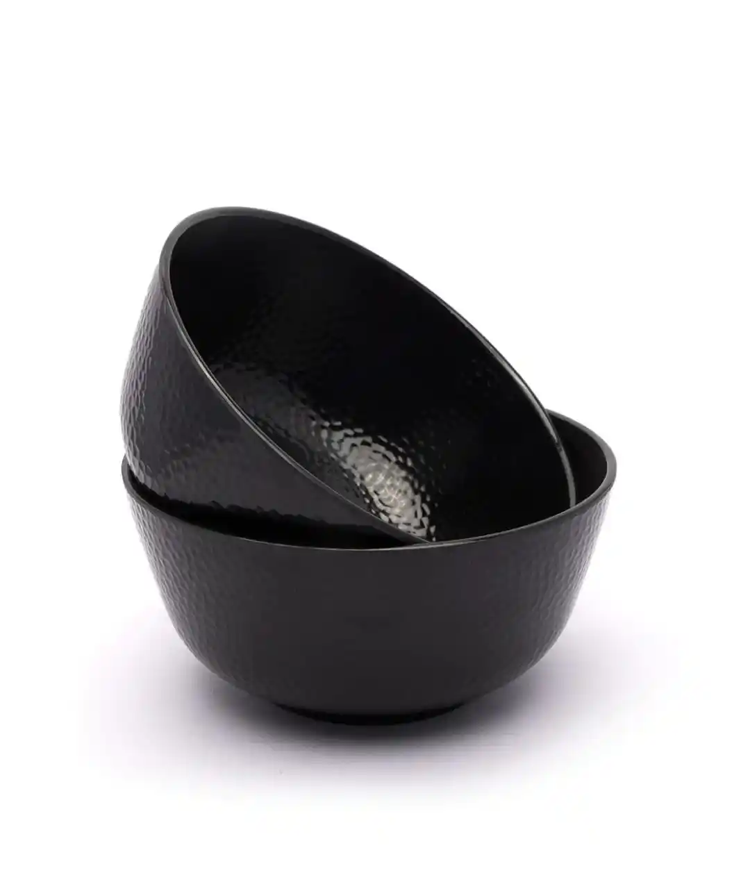 우아한 알루미늄 그릇 10 인치 구리와 검은 망치로 혼합 그릇