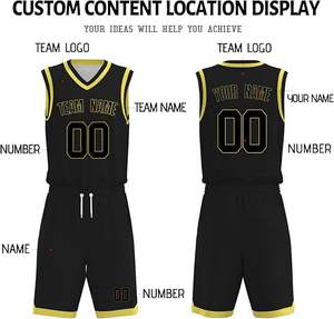 Uniforme de baloncesto sin mangas de nuevo diseño con pantalones cortos de baloncesto de verano Colo & Size BSCI personalizados - Product Image 4