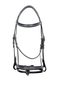 Brida de sillín inglés de cuero importado de alta calidad, cómoda, duradera, estrecha, para cubierta, banda para cejas, el mejor precio para montar a caballo - Product Image 2