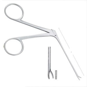 Weingartner Ear Forceps Eje 3,3 ''Pediátrico ENT Alligator Polypus Fórceps quirúrgicos Fórceps médicos de acero inoxidable - Product Image 2