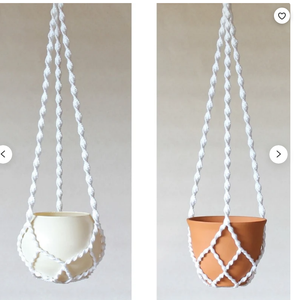 Hanger With Decorative Butterflies Without Tasse Customized Macrame Plant Hanger for <b>Wall</b> and Window Decoration - Product Image 3