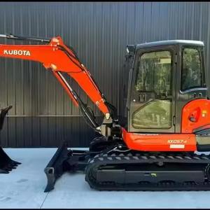 Utilisé pour la mini-pelle sur chenilles Kubota KX057-4 avec moteur d'origine et cylindre hydraulique Huade, composants principaux du PLC - Product Image 1