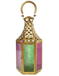 Lanterne métallique décorative Ramadan Kareem, parfaite pour les cérémonies religieuses, les festivals et les fêtes - Product Image 3