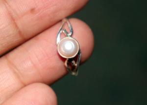 Natural <b>Pearl</b> <b>Ring</b> In 925 Sterling Silver Handmade Jewelry <b>Ring</b> Gift For Her - Product Image 3