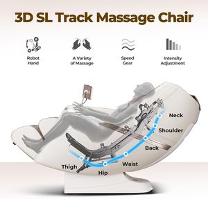 Sillón de Masaje de Cuerpo Completo con Riel Flexible, Gravedad Cero, Altavoz Bluetooth, Bolsas de Aire, Calefacción, Confort y Alivio del Estrés - Product Image 3