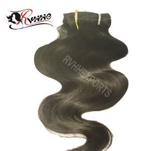 Paquets de cheveux vierges indiens bruts ondulés Paquets de cheveux à cuticule alignée vendeur en gros de cheveux humains non traités - Product Image 5