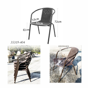 Silla de ratán de plástico PVC exterior - Product Image 1