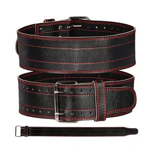 Custom Made Weightlifting Belts Logo Design Your Own Weight Power Lifting Leather Belt - Product Image 6