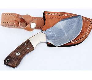 Custom Industrial Grade Handmade Lightweight 1.8oz Damascus Mini <b>Axe</b> Br/s G/d Wooden Handle Outdoor <b>Camping</b> PK - Product Image 2