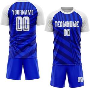 Nuevo diseño personalizado 2025 Kit de uniforme de fútbol Fabricación 100% poliéster Nombre del equipo Hombres Uniforme de fútbol Fútbol Uniforme completo - Product Image 4