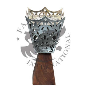 เตาเผากำยานอินเดีย สแตนเลส ฐานไม้จันทน์หอม สำหรับกำยานอู๊ด บาคูร์ หรูหรา กำจัดกลิ่น ทนทาน ใช้ได้ทุกฤดู ขายดี - Product Image 5