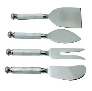 Ensemble élégant de serveurs à fromage en acier inoxydable avec poignée antique pour la maison - Product Image 2