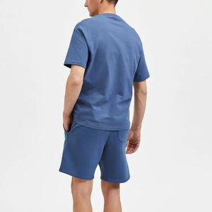 Nueva llegada personalizada camiseta pantalones cortos conjunto Hip Hop Unisex de gran tamaño diseño Vintage ácido lavado camiseta y pantalones cortos conjunto para los hombres - Product Image 2