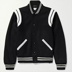 แจ็คเก็ตวาร์ซิตี้ผ้าฝ้ายแบบกำหนดเอง พร้อมป้ายพิมพ์โลโก้ตามสั่ง ดีไซน์ใหม่ แจ็คเก็ตวาร์ซิตี้คุณภาพสูง ราคาประหยัด - Product Image 1