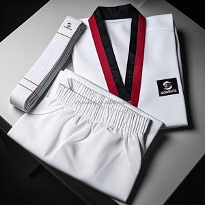 Venta al por mayor de alta calidad ligero personalizable artes marciales Taekwondo uniforme Dobok Kimono tela transpirable - Product Image 3