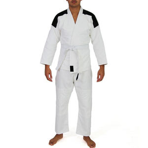 Nuevo uniforme de Karate rojo de alta calidad para hombres, mujeres, niños, traje de Taekwondo de Judo con cuello en V, cómodo servicio OEM de algodón disponible - Product Image 1