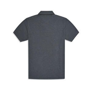Polos de golf pour hommes personnalisés OEM Vêtements de travail d'affaires de qualité supérieure Chemises à manches courtes en tricot uni avec logo brodé personnalisé - Product Image 4