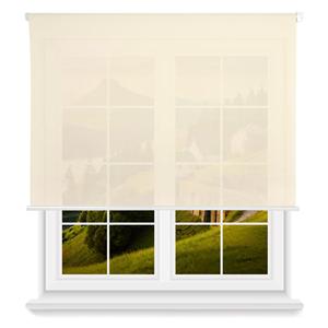 Well Home Plain Translucent Roller <b>Blind</b> - Beige, 170 x 175cm (width x length)/Fabric size 167 x 170cm - Product Image 1
