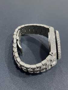 นาฬิกาเพชรโมอิสซาไนต์ นาฬิกาฝังเพชรหรูหรา ระบบอัตโนมัติเต็มรูปแบบ VVV โมอิสซาไนต์เพชรฝังเต็ม นาฬิกาโมอิสซาไนต์ - Product Image 5