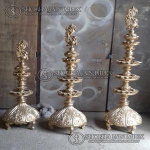 <b>Standing</b> Fiber Reinforced Plastic Diya <b>Lamp</b> for Wedding Walkway Decoration - Product Image 1