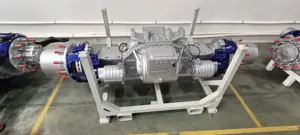 80KW 180Kw 360kw 400kw 9500rpm סרן EV OEM לרכב עם סרן דיפרנציאל אחורי מנוע למשאית 13T