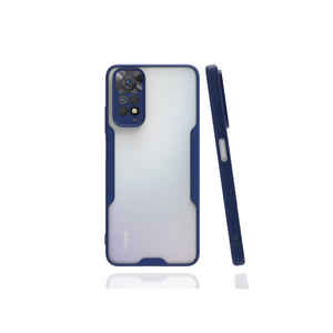 Coque arrière en silicone souple mat bleu marine ATA Parfe pour Xiaomi Redmi Note 11S Global Model A53 & 11Pro - Product Image 1