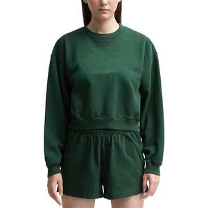 2025 Autumn New Arrivals Women's Activewear Loose Drop Shoulder <b>Long</b> Sleeve <b>Sweatshirt</b> Casual Top Custom Crewneck <b>Sweatshirts</b> - Product Image 1