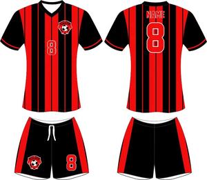 Uniforme de Fútbol de Manga Corta Transpirable de la Mejor Calidad, Nuevo, con Diseño Personalizado y Servicio OEM - Product Image 6