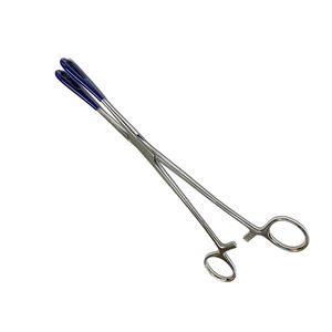 Fórceps de sujeción de esponja de alta calidad, fórceps de sujeción de esponja de 9 pulgadas, fórceps uterinos de Clementson de agarre azul de 24 cm para cirugía - Product Image 1
