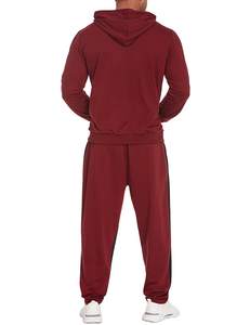 Men's High Quality Eco-Friendly Two Piece Tracksuit Customizable Logo <b>Hoodie</b> Comfortable Winter Solid Training/Fitness 100% - Product Image 4