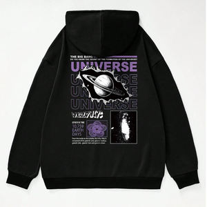 Sudadera con Capucha de Algodón 100% Ecológico, Transpirable y de Gran Gramaje, con Estampado Personalizado, Otoño 2026, Nuevo Diseño, Sudadera Térmica Extra Grande para Hombre - Product Image 4