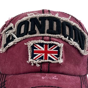 หมวกเบสบอลใส่ได้ทั้งชายและหญิงหมวกมี6ชิ้นหมวกแบบเย็บปักปักลายหมวกผ้าฝ้ายฟอกสีแบบวินเทจหมวกแก๊ปทรูเกอร์ - Product Image 5