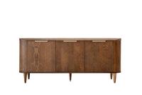 Buffet en teck massif, style moderne minimaliste, meuble de rangement pour salon, salle à manger, bar à domicile, hôtel, meuble TV, fabrication artisanale