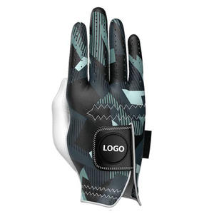 Guantes de golf de calidad superior Hombres Logotipo personalizado Pro Golfers Hombres Zurdo Durable Cabretta Guante de golf de cuero para la venta - Product Image 2