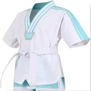 ชุดฝึกศิลปะการต่อสู้เครื่องแต่งกายคาราเต้แบบดั้งเดิมน้ำหนักเบาใส่ได้ทั้งชายและหญิงชุดฝึกศิลปะการต่อสู้โลโก้ตามสั่งชุดคาราเต้ MMA taekwondo - Product Image 1