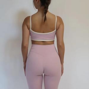 Vêtements de yoga pour femmes de haute qualité, respirants et à séchage rapide, soutien-gorge de yoga, haut de sport, veste, short taille haute, pantalon, ensembles de sport pour femmes - Product Image 2