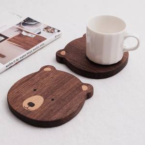 Posavasos de Madera Personalizados para Mesa, Taza de Café para Habitación de Hotel, Restaurante, Oficina, Posavasos para Taza de Té y Café Hechos en India - Product Image 2