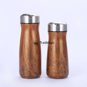Eco Style Wooden Water <b>Bottle</b> for Travel Work and Home Ideal Gift for Minimalist and Green Lifestyle Tradebyd - Product Image 2
